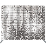 Brillo plateado backdrop